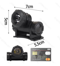 TORCIA LAMPADA LED DA TESTA FRONTALE BLACK 1 LED - 80LM - 1,8W LUCE BIANCA 6500K - DISTANZA 50MT - IPX3 MISURA L70*W70*H55mm TORCIA LAMPADA LED DA TESTA FRONTALE BLACK 1 LED - 80LM - 1,8W LUCE BIANCA 6500K - DISTANZA 50MT - IPX3 MISURA L70*W70*H55mm