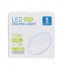 PLAFONIERA LED 4W 270 LUMEN (3)- 4000K LUCE NATURALE - LUCE DA PARETE E SOFFITTO - AC220-240V CRI80 MISURA D170*H73mm