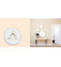 PLAFONIERA LED 4W 270 LUMEN (3)- 4000K LUCE NATURALE - LUCE DA PARETE E SOFFITTO - AC220-240V CRI80 MISURA D170*H73mm