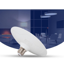 LAMPADINA LED UFO 20W ATTACCO E27 - 1660 LUMEN - 6000K LUCE FREDDA - ANGOLO 120 GRADI MISURA D160*H78mm CRI80Ra