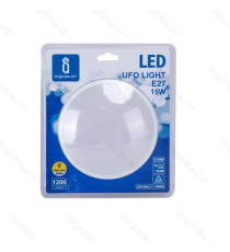 LAMPADINA LED UFO 20W ATTACCO E27 - 1660 LUMEN - 6000K LUCE FREDDA - ANGOLO 120 GRADI MISURA D160*H78mm CRI80Ra