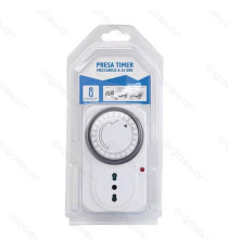 PRESA TEMPORIZZATA CON TIMER DIGITALE SETTIMANALE PRESA 16A Max 3680W - MISURA L5.8*W8.9*H13cm SCHERMO LED