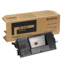 TONER TK3160 NERO COMPATIBILE CON CHIP PER KYOCERA P3045,3050,P3055,P3060 TK-3160 1T02T90NL0 12.500 PAGINE TONER TK3160 NERO COMPATIBILE CON CHIP PER KYOCERA P3045,3050,P3055,P3060 TK-3160 1T02T90NL0 12.500 PAGINE