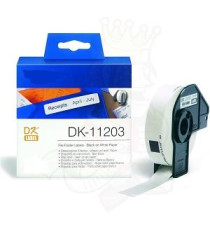 ETICHETTE BROTHER DK11203 17mmX87mm COMPATIBILI BIANCHE ROTOLO DA 300 PZ PER BROTHER QL1000 1050 1060 WHITE DK-11203 ETICHETTE BROTHER DK11203 17mmX87mm COMPATIBILI BIANCHE ROTOLO DA 300 PZ PER BROTHER QL1000 1050 1060 WHITE DK-11203