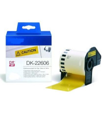 ETICHETTE BROTHER DK22606 62mmX15.24metri COMPATIBILI GIALLE ROTOLO CONTINUO PER BROTHER QL1000 1050 1060 YELLOW DK-22606