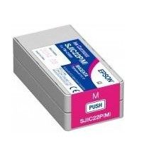 ORIGINALE EPSON SJIC22P(C) CIANO C33S020602 PER EPSON COLORWORKS TM C3500 CAPACITA' 32,5ml