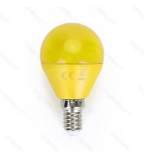 LAMPADINA LED LUCE VIOLA A5 G45 4W ATTACCO E14 - GRANDE ANGOLO 230 MISURA D45*H80mm (EQUIVALENTE A 30W AD INCADESCENZA)