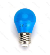 LAMPADINA LED LUCE ROSSA A5 G45 4W ATTACCO E27 - GRANDE ANGOLO 230 MISURA D45*H80mm (EQUIVALENTE A 30W AD INCADESCENZA)