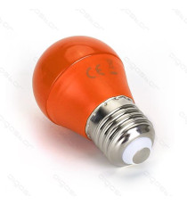 LAMPADINA LED LUCE VERDE A5 G45 4W ATTACCO E27 - GRANDE ANGOLO 230 MISURA D45*H80mm (EQUIVALENTE A 30W AD INCADESCENZA)