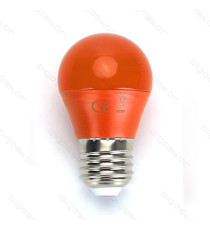 LAMPADINA LED LUCE VERDE A5 G45 4W ATTACCO E27 - GRANDE ANGOLO 230 MISURA D45*H80mm (EQUIVALENTE A 30W AD INCADESCENZA)