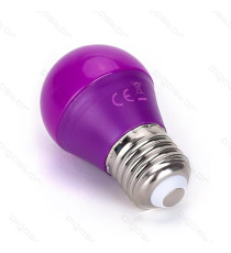 LAMPADINA LED LUCE ARANCIONE A5 G45 4W ATTACCO E27 - GRANDE ANGOLO 230 MISURA D45*H80mm (EQUIVALENTE A 30W AD INCADESCENZA)