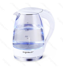 BOLLITORE ELETTRICO IN PLASTICA BIANCO E GRIGIO - 110W  - CAPACITA' 1 LITRO - SPEGNIMENTO AUTOMATICO A BOLLITURA BOLLITORE ELETTRICO IN PLASTICA BIANCO E GRIGIO - 110W  - CAPACITA' 1 LITRO - SPEGNIMENTO AUTOMATICO A BOLLITURA