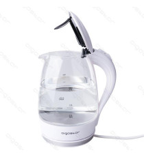 BOLLITORE ELETTRICO IN PLASTICA BIANCO E GRIGIO - 110W  - CAPACITA' 1 LITRO - SPEGNIMENTO AUTOMATICO A BOLLITURA BOLLITORE ELETTRICO IN PLASTICA BIANCO E GRIGIO - 110W  - CAPACITA' 1 LITRO - SPEGNIMENTO AUTOMATICO A BOLLITURA
