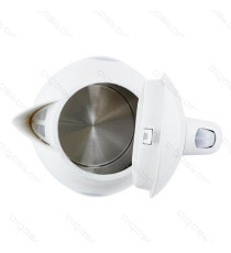 BOLLITORE ELETTRICO IN PLASTICA BIANCO E GRIGIO - 1100W  - CAPACITA' 1 LITRO - SPEGNIMENTO AUTOMATICO A BOLLITURA BOLLITORE ELETTRICO IN PLASTICA BIANCO E GRIGIO - 1100W  - CAPACITA' 1 LITRO - SPEGNIMENTO AUTOMATICO A BOLLITURA