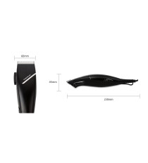 TAGLIACAPELLI E REGOLABARBA ELETTRICO NERO 15W - 4 PETTINI GUIDA DI DIVERSE MISURE - MOTORE POTENTE - CERTIFICATO AIGOSTAR TAGLIACAPELLI E REGOLABARBA ELETTRICO NERO 15W - 4 PETTINI GUIDA DI DIVERSE MISURE - MOTORE POTENTE - CERTIFICATO AIGOSTAR