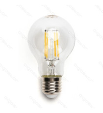 LAMPADINA LED FILAMENTO A60 4W ATTACCO E27 470 LUMEN 2700K LUCE CALDA D60*H105mm ANGOLO 360 GRADI EQUIVALE A 40W AD INCADESCENZA