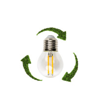 LAMPADINA LED FILAMENTO A60 4W ATTACCO E27 470 LUMEN 2700K LUCE CALDA D60*H105mm ANGOLO 360 GRADI EQUIVALE A 40W AD INCADESCENZA