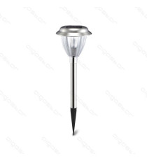 LAMPADA SOLARE DA GIARDINO LED  0,08W 1,5 LUMEN 6500K LUCE FREDDA L125*W125*H366mm 2V - LAMPADE SOLARE IMPERMEABILE IN ACCIAIO LAMPADA SOLARE DA GIARDINO LED  0,08W 1,5 LUMEN 6500K LUCE FREDDA L125*W125*H366mm 2V - LAMPADE SOLARE IMPERMEABILE IN ACCIAIO