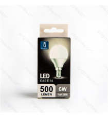 LAMPADINA LED A5 G45 4W ATTACCO E14 320 LUMEN COLOR BOX 3000K LUCE CALDA ANGOLO 230 MISURA D45*H80mm EQUIVALE 30W INCANDESCENZA  LAMPADINA LED A5 G45 4W ATTACCO E14 320 LUMEN COLOR BOX 3000K LUCE CALDA ANGOLO 230 MISURA D45*H80mm EQUIVALE 30W INCANDESCENZA