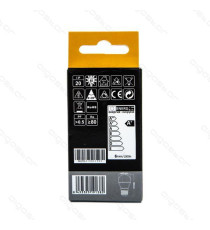 LAMPADINA LED A5 G45 6W ATTACCO E27 500 LUMEN COLOR BOX 4000K LUCE NATURALE ANGOLO 230 D45*H80mm EQUIVALE 50W INCANDESCENZA