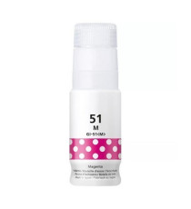 INCHIOSTRO GI-51M MAGENTA 4547C001 SERBATOIO FLACONE COMPATIBILE PER CANON PIXMA G1520,1560,2520,2560 GI51 70ml INCHIOSTRO GI-51M MAGENTA 4547C001 SERBATOIO FLACONE COMPATIBILE PER CANON PIXMA G1520,1560,2520,2560 GI51 70ml