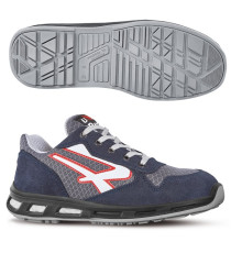 Calzatura di sicurezza Active S1P SRC Red Lion - pelle scamosciata morbida - numero 36 - blu - U-Power