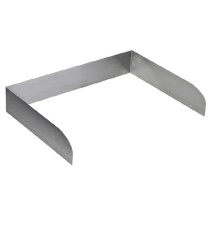 Guida ferma-vassoi per Mini Mec - in acciaio inox - 40,5x26,8x11,5 cm - Medial International Guida ferma-vassoi per Mini Mec - in acciaio inox - 40,5x26,8x11,5 cm - Medial International