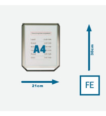 Display verticale A4 per colonnine 600 G - Stilcasa Display verticale A4 per colonnine 600 G - Stilcasa