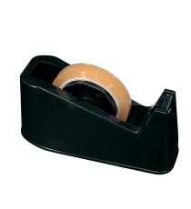 Dispenser per nastro adesivo - 33/66 m - nero - Lebez Dispenser per nastro adesivo - 33/66 m - nero - Lebez