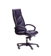 Poltrona direzionale Fornax - con ruote e braccioli - pelle - nero - Unisit Poltrona direzionale Fornax - con ruote e braccioli - pelle - nero - Unisit