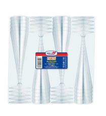 Bicchieri Flutes Diamant - riutilizzabili - trasparente - Dopla - conf. 20 pezzi Bicchieri Flutes Diamant - riutilizzabili - trasparente - Dopla - conf. 20 pezzi