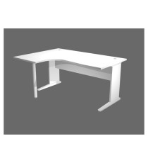 Scrivania Minerva Metal Compact SX - 160x120/80/60x72,9 cm - bianco - Artexport Scrivania Minerva Metal Compact SX - 160x120/80/60x72,9 cm - bianco - Artexport