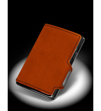 PORTA TESSERE MONDRAGHI RACING ORANGE - MINI WALLET IN PELLE CON PROTEZIONE RFID - 9 TESSERE - CARDS + BANCONOTE MADE IN ITALY PORTA TESSERE MONDRAGHI RACING ORANGE - MINI WALLET IN PELLE CON PROTEZIONE RFID - 9 TESSERE - CARDS + BANCONOTE MADE IN ITALY