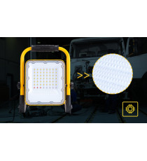 FARO LED PORTATILE A BATTERIA RICARICABILE 30W 1000 LUMEN 6500K LUCE FREDDA IP65 RICARICA USB L218*W57*H280mm ORIENTABILE 360 FARO LED PORTATILE A BATTERIA RICARICABILE 30W 1000 LUMEN 6500K LUCE FREDDA IP65 RICARICA USB L218*W57*H280mm ORIENTABILE 360