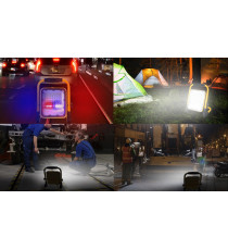 FARO LED PORTATILE A BATTERIA RICARICABILE 30W 1000 LUMEN 6500K LUCE FREDDA IP65 RICARICA USB L218*W57*H280mm ORIENTABILE 360 FARO LED PORTATILE A BATTERIA RICARICABILE 30W 1000 LUMEN 6500K LUCE FREDDA IP65 RICARICA USB L218*W57*H280mm ORIENTABILE 360