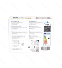 FARO LED ULTRASOTTILE GRIGIO 10W 900 LUMEN 4000K LUCE NATURALE - IP65 IN ALLUMINIO -  MISURA L122*W94*H16mm AIGOSTAR FARO LED ULTRASOTTILE GRIGIO 10W 900 LUMEN 4000K LUCE NATURALE - IP65 IN ALLUMINIO -  MISURA L122*W94*H16mm AIGOSTAR