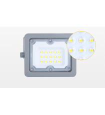 FARO LED ULTRASOTTILE GRIGIO 10W 900 LUMEN 4000K LUCE NATURALE - IP65 IN ALLUMINIO -  MISURA L122*W94*H16mm AIGOSTAR FARO LED ULTRASOTTILE GRIGIO 10W 900 LUMEN 4000K LUCE NATURALE - IP65 IN ALLUMINIO -  MISURA L122*W94*H16mm AIGOSTAR