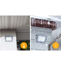 FARO LED ULTRASOTTILE GRIGIO 10W 900 LUMEN 4000K LUCE NATURALE - IP65 IN ALLUMINIO -  MISURA L122*W94*H16mm AIGOSTAR FARO LED ULTRASOTTILE GRIGIO 10W 900 LUMEN 4000K LUCE NATURALE - IP65 IN ALLUMINIO -  MISURA L122*W94*H16mm AIGOSTAR