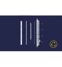 FARO LED ULTRASOTTILE GRIGIO 30W 2700 LUMEN 4000K LUCE NATURALE - IP65 IN ALLUMINIO -  MISURA L167*W122*H24mm AIGOSTAR FARO LED ULTRASOTTILE GRIGIO 30W 2700 LUMEN 4000K LUCE NATURALE - IP65 IN ALLUMINIO -  MISURA L167*W122*H24mm AIGOSTAR