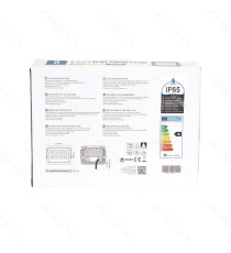 FARO LED ULTRASOTTILE GRIGIO 50W 4500 LUMEN 6500K LUCE FREDDA - IP65 IN ALLUMINIO - MISURA L213*W160*H26mm AIGOSTAR FARO LED ULTRASOTTILE GRIGIO 50W 4500 LUMEN 6500K LUCE FREDDA - IP65 IN ALLUMINIO - MISURA L213*W160*H26mm AIGOSTAR