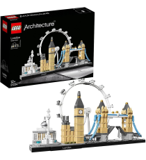 Lego Architecture - Londra - Lego 21034 con London Eye, Big Ben e Tower BridgeAnni Anni 12+ 468pz