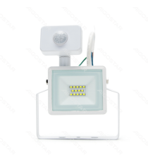 FARO LED SLIM BIANCO 20W CON SENSORE MOVIMENTO 1800 LUMEN 6400K LUCE FREDDA -IN ALLUMINIO- IP65 L125*W163*H56mm FARO LED SLIM BIANCO 20W CON SENSORE MOVIMENTO 1800 LUMEN 6400K LUCE FREDDA -IN ALLUMINIO- IP65 L125*W163*H56mm