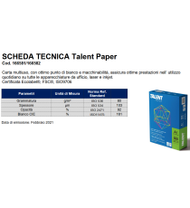 CARTA FOTOCOPIE A3 EXPLORER 80gr - BIANCA - 500ff - IN RISMA - PUNTO DI BIANCO ELEVATO - CERTIFICATA FSC,ECF,ECOLABEL,ISO9706,