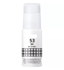 INCHIOSTRO GI-53BK NERO 4699C001 SERBATOIO FLACONE COMPATIBILE INK DYE PER CANON PIXMA G650,G550 GI53 CAPACITA' 60ml INCHIOSTRO GI-53BK NERO 4699C001 SERBATOIO FLACONE COMPATIBILE INK DYE PER CANON PIXMA G650,G550 GI53 CAPACITA' 60ml