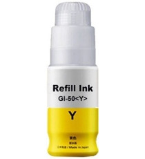 Flacone Inchiostro Compatibile Canon GI-50 Y Giallo Dye 70 ml per PIXMA G5050 G6050 G7050 – Sostituisce 3405C001