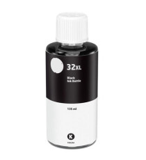 Inchiostro Compatibile HP GT31 GT32 GT51 GT53 Nero Pigmentato 135ml per Smart Tank 455 457 513 555 655 658 5108