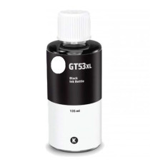 INCHIOSTRO GT-53XLBK NERO 1VV21AE SERBATOIO FLACONE COMPATIBILE INK PIGMENTATO PER HP SMART 500,530,615,618 GT53 135ml INCHIOSTRO GT-53XLBK NERO 1VV21AE SERBATOIO FLACONE COMPATIBILE INK PIGMENTATO PER HP SMART 500,530,615,618 GT53 135ml