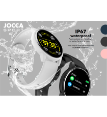 SMARTWATCH JOCCA SPORT 2049A BLU - TOUCH SCREEN - BLUETOOTH 4.0 - 10GG DI AUTONOMIA OROLOGIO ATTIVITA' SPORT FREQUENZA CARDIACA