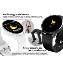 SMARTWATCH JOCCA SPORT 2049A BLU - TOUCH SCREEN - BLUETOOTH 4.0 - 10GG DI AUTONOMIA OROLOGIO ATTIVITA' SPORT FREQUENZA CARDIACA