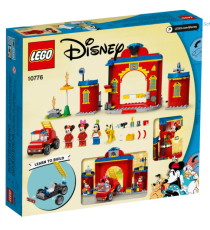 Lego Disney - Mickey and Friends Autopompa e Caserma di Topolino e i Suoi Amici con un Camion dei Pompieri Giocattolo - 10776 Lego Disney - Mickey and Friends Autopompa e Caserma di Topolino e i Suoi Amici con un Camion dei Pompieri Giocattolo - 10776